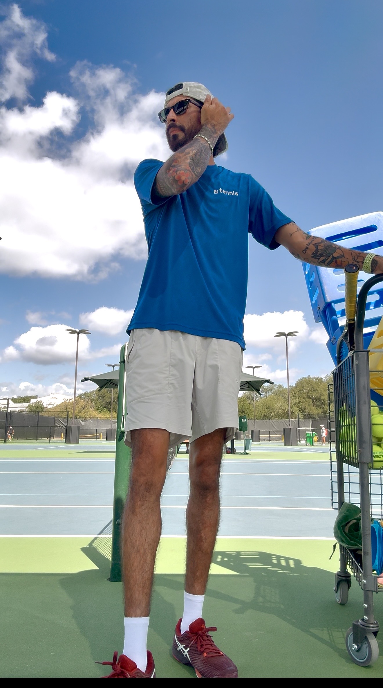 Coach Aaron on court at the Austin JCC
